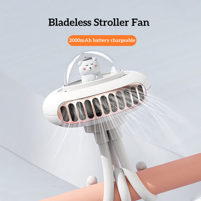 Tragbarer wiederaufladbarer faltbarer Kinderwagenventilator | Brehn