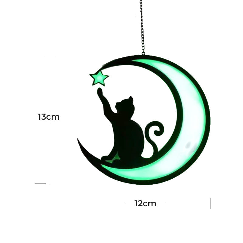 Brehn | Mondkatze Dekorationsanhänger aus Acryl
