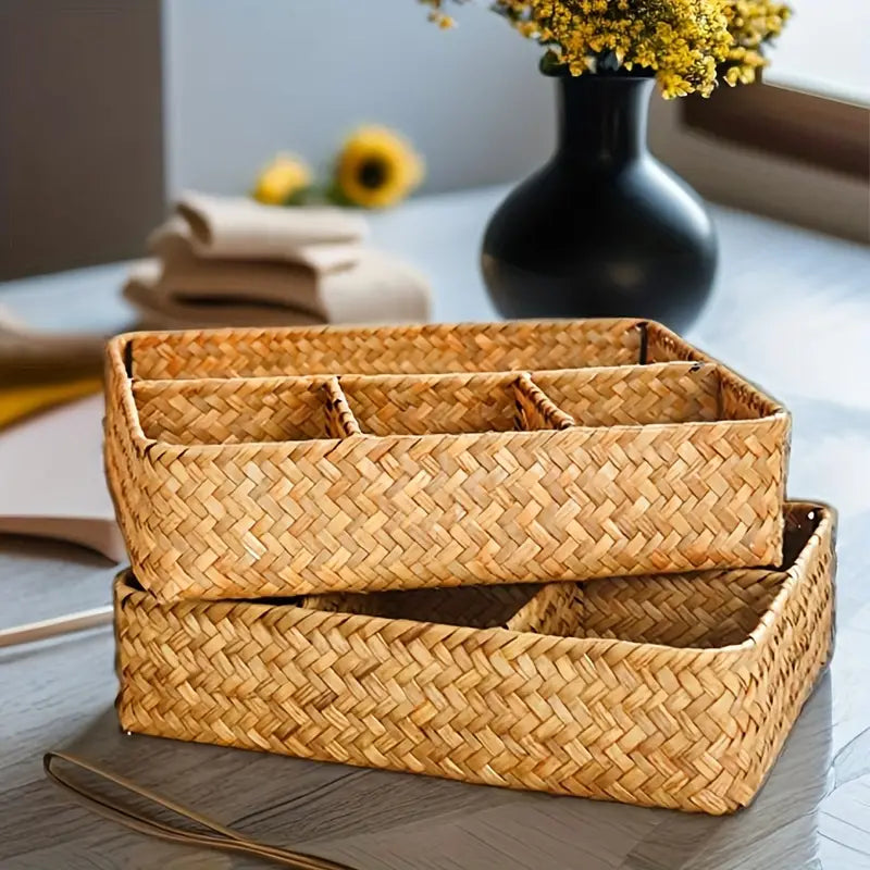 Emly Rattan Organizer Korb | Brehn