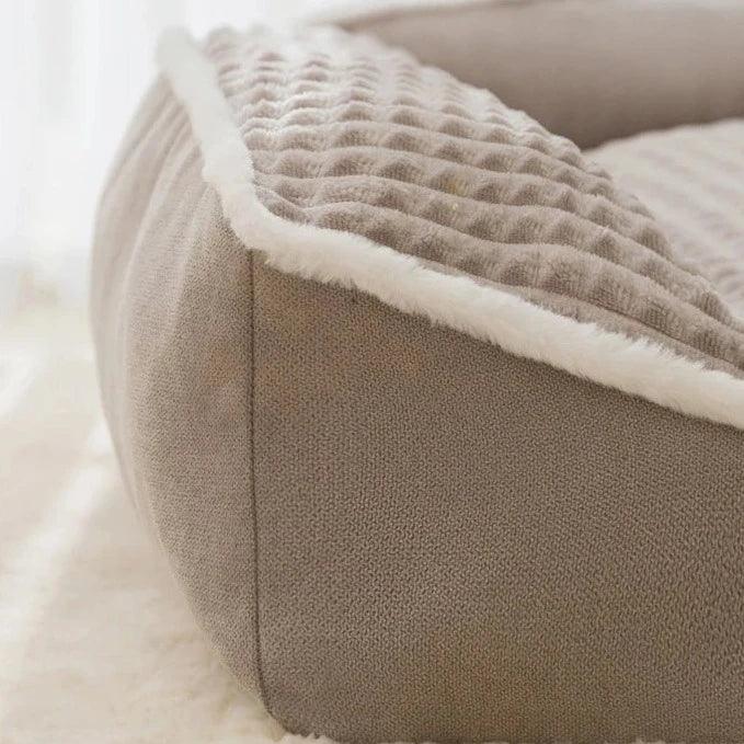 Orthopädisches Hundebett mit weichem, waschbarem Bezug | Brehn