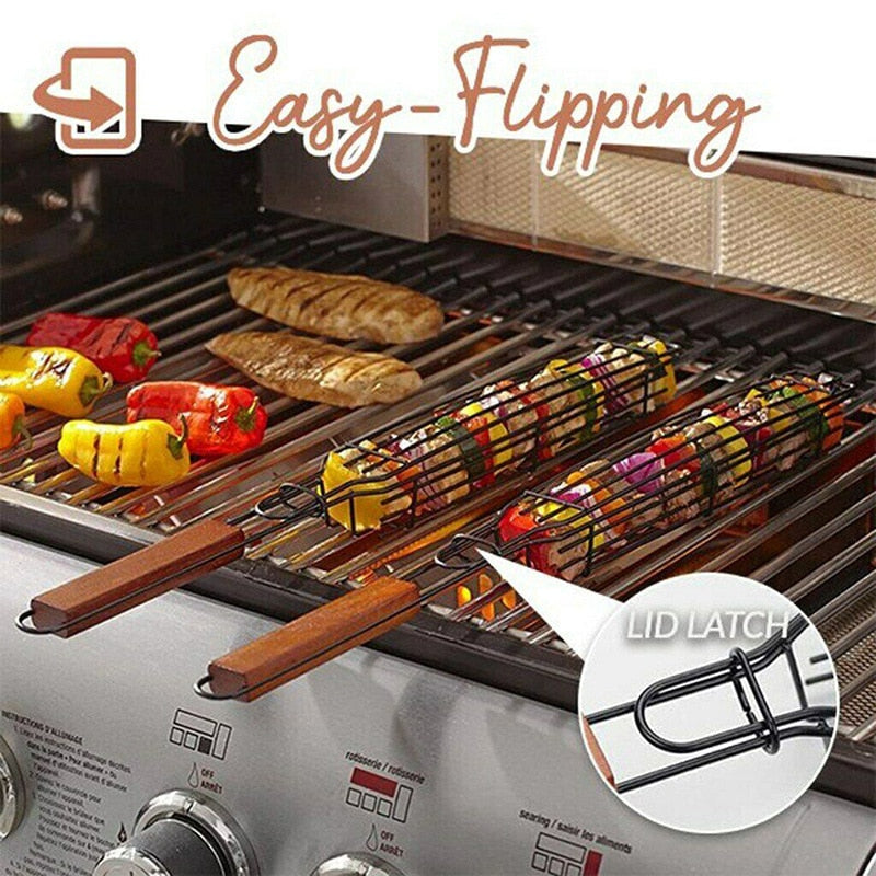 Camping Grill BBQ Grillkorb Outdoor Tragbar Antihaft Grill | Brehn