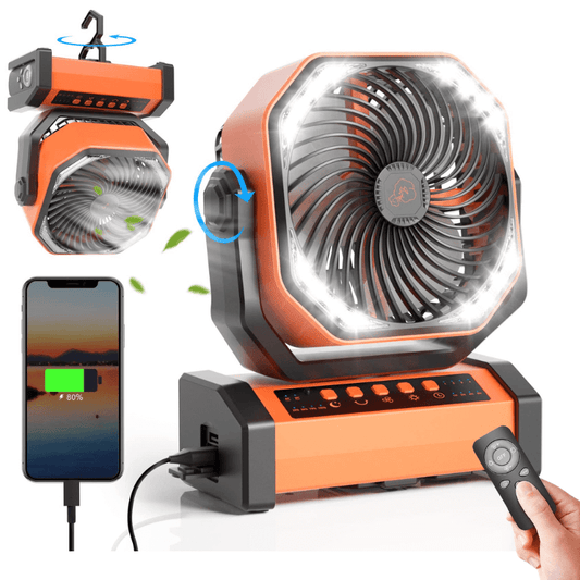 3 In 1 Kabelloser Camping Ventilator | Brehn