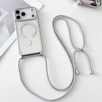 CarryLink – Verstellbares Handy-Lanyard mit transparenter MagSafe-Hülle