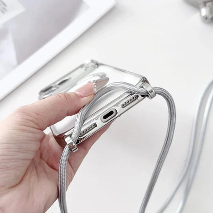 CarryLink – Verstellbares Handy-Lanyard mit transparenter MagSafe-Hülle