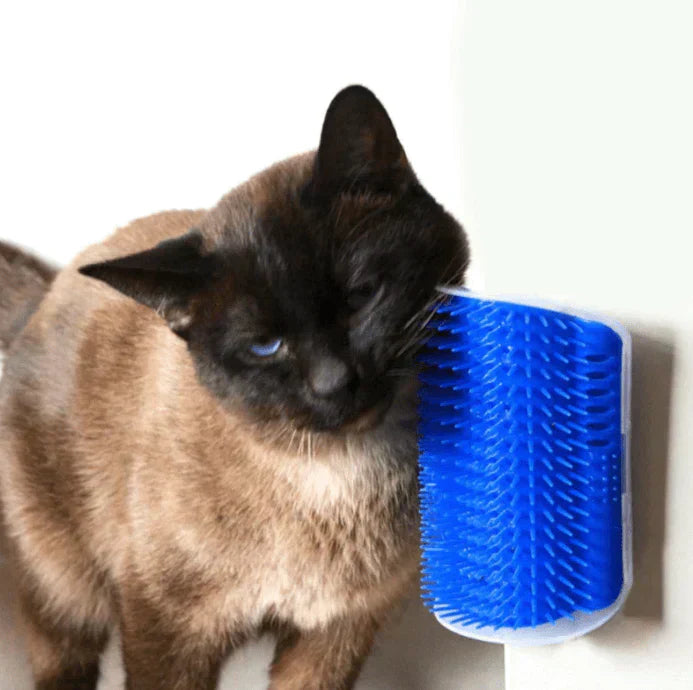 Selbstpflege Katzen Eckenbürste – FurRelaxer Brehn