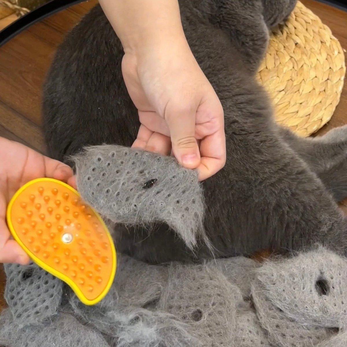 Katzenbürste mit Dampffunktion | Brehn