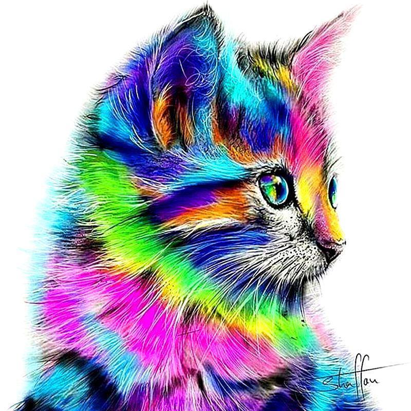 Rainbow Kitten - GemPaint Kit | Brehn