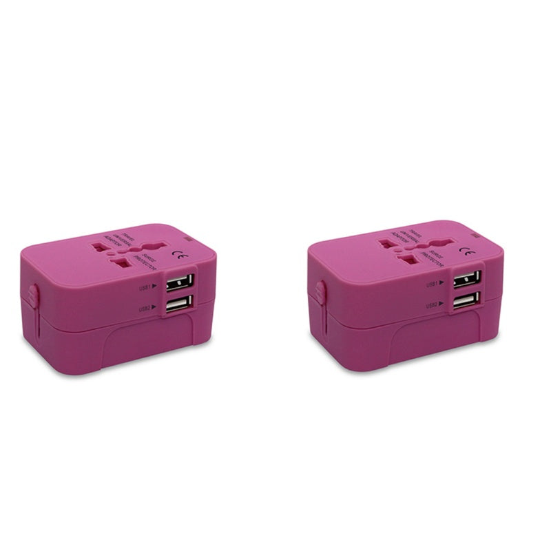 Universeller Reiseadapter mit dualen USB-Anschlüssen | Brehn
