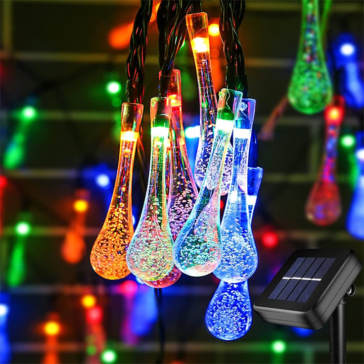 8 Modi Wasser Tropfen Solar Lichter | Brehn