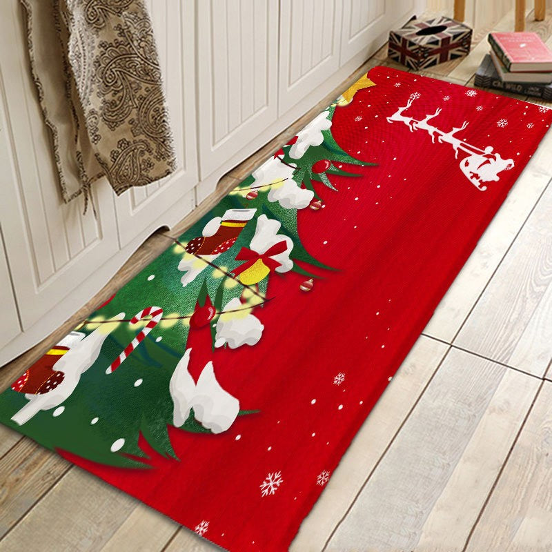 Brehn | Santa Claus Flanell Absorbierende Fußmatte