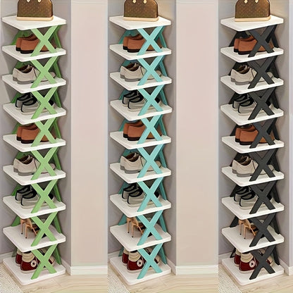 Schmales Schuhregal Turm | Brehn