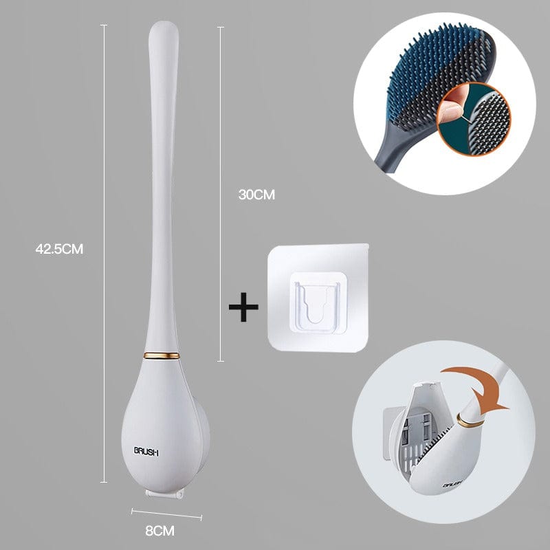 Brehn | 🔥Moderne flexible Silikon-Toilettenbürste
