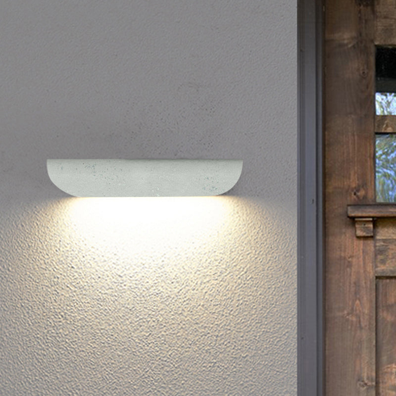 Brehn | Moderne wasserdichte gebogene Außenwandlampe