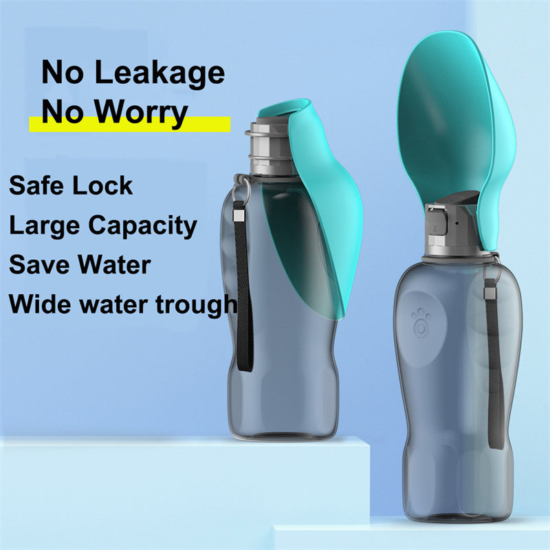 Tragbare 800 ml Hundewasserflasche. | Brehn