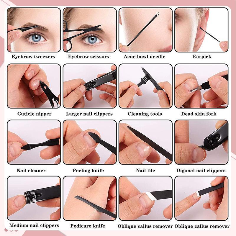 Brehn-teiliges Nagelpflegeset (zehn Farben)