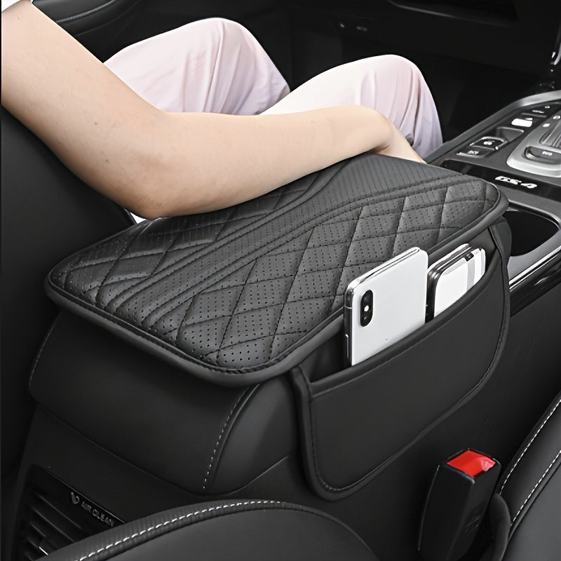 Auto Armlehnen-Organizer PU-Leder mit Tasche | Brehn