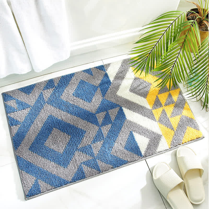 Fluffy Absorbent Bath Rug with Non Slip Backing | Brehn