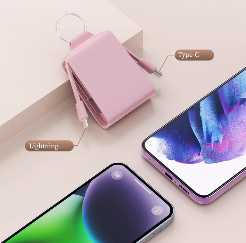 Brehn | Mini Notfall tragbare Powerbank Schlüsselanhänger