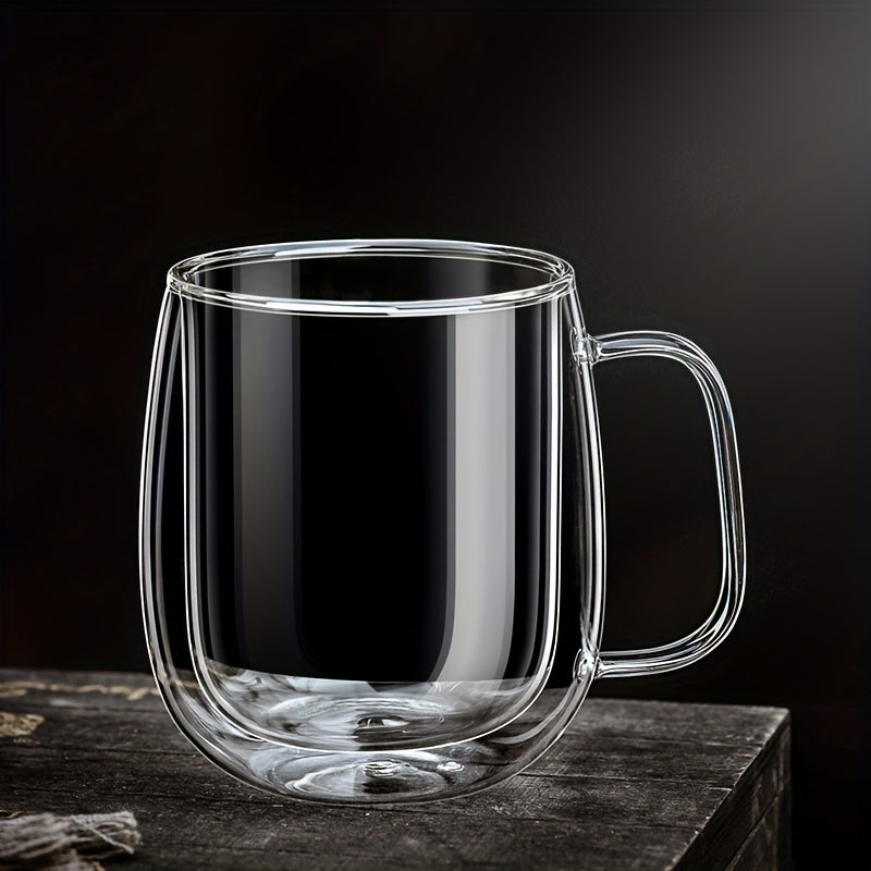 ThermoSip Doppelwandiger Glasbecher – Borosilikatglas, hitzebeständig und elegant