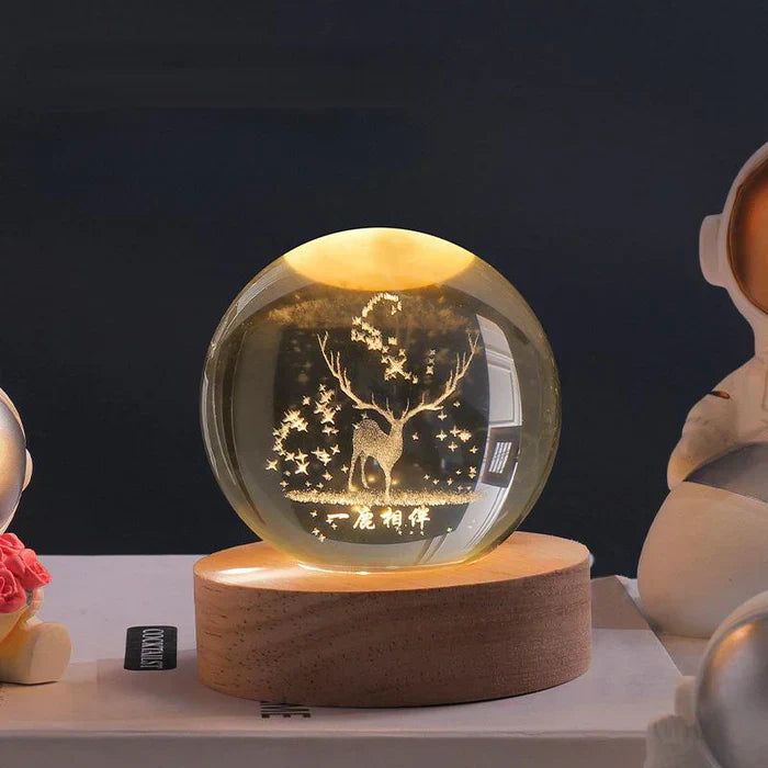 3D Kristall Galaxie Kugel | Brehn