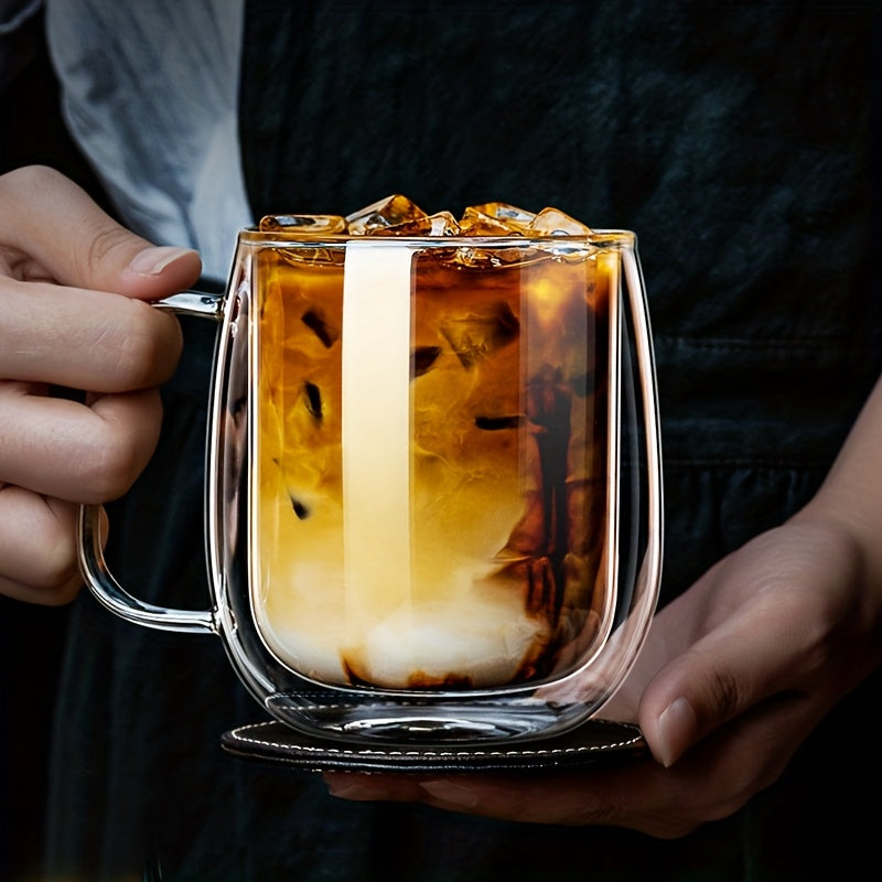 ThermoSip Doppelwandige Glastasse – Borosilikatglas, Hitzebeständig & Elegant | Brehn