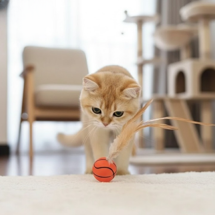 FetherSprint — Entfessle den wilden Jäger in deiner Katze mit lautlosem Spielspaß! | Brehn