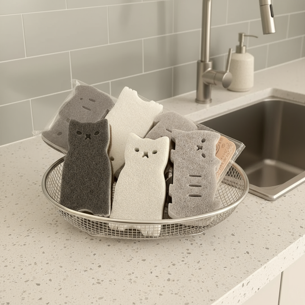 Brehn | Mini Katze Multi-Zweck Reinigungsschwamm