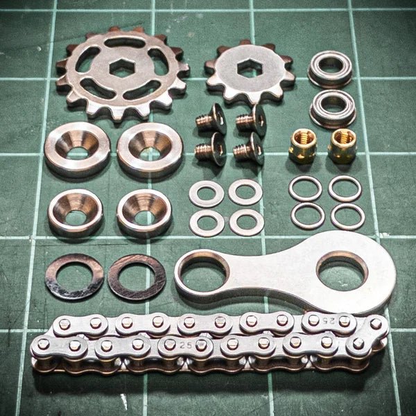 ChainFidget Pro – Kettenrad-Spinner aus Edelstahl zur Stressbewältigung