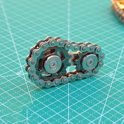 ChainFidget Pro – Kettenrad-Spinner aus Edelstahl zur Stressbewältigung