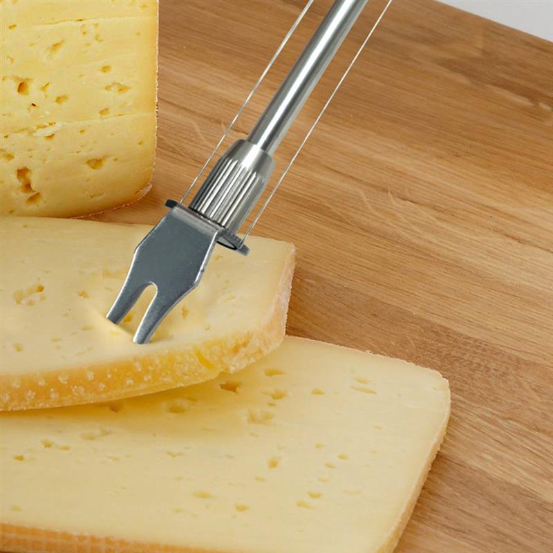 Käsebrett Doppel-Draht Käsemesser Verstellbarer Käse-Draht-Schneider | Brehn