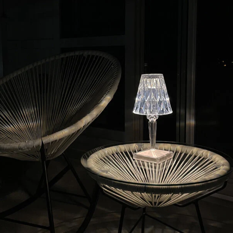 Brehn | Chic Tischlampe mit Kristalldesign - CrystalLuxe