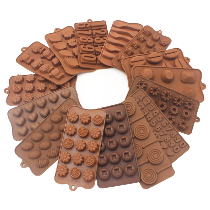 Schokoladenform Antihaft Herzblume Schokoladenkuchen Silikonform | Brehn