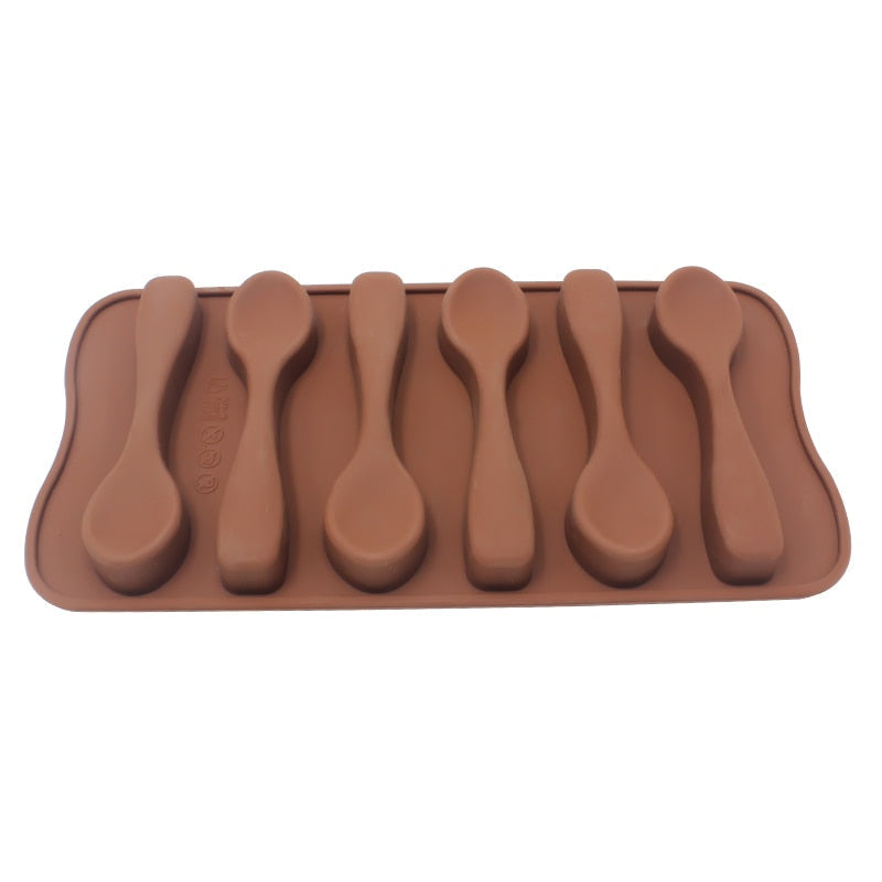 Schokoladenform Antihaft Herzblume Schokoladenkuchen Silikonform | Brehn