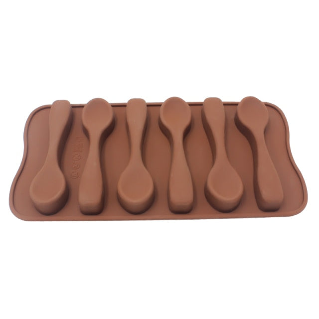 Schokoladenform Antihaft Herzblume Schokoladenkuchen Silikonform | Brehn
