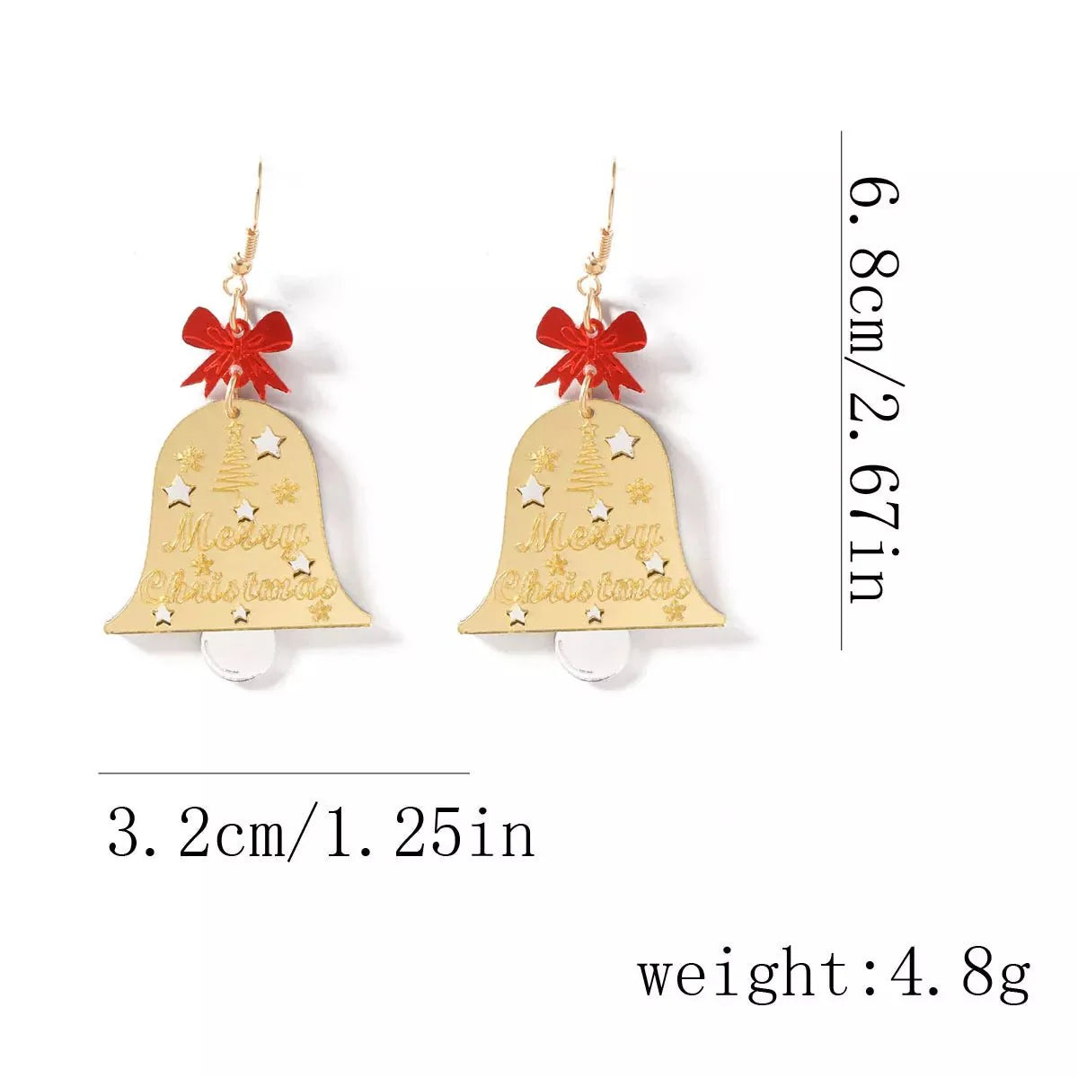 Brehn | Weihnachtsglocken Hängeohrstecker