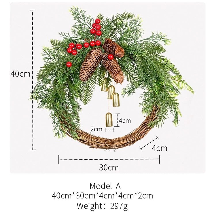 Brehn | Weihnachts Boho Kranz