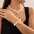 Brehn | Chunky Herz Anhänger Halsketten- und Armband-Set