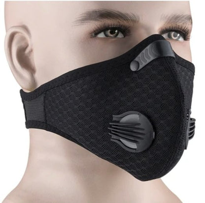 Atmungsaktive Neopren-Gesichtsmaske gegen Umweltverschmutzung