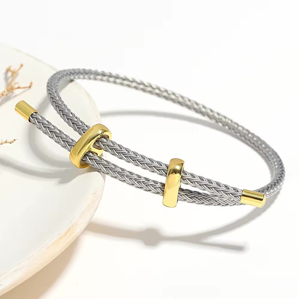 Brehn | Stilvolle verstellbare Seilarmbänder