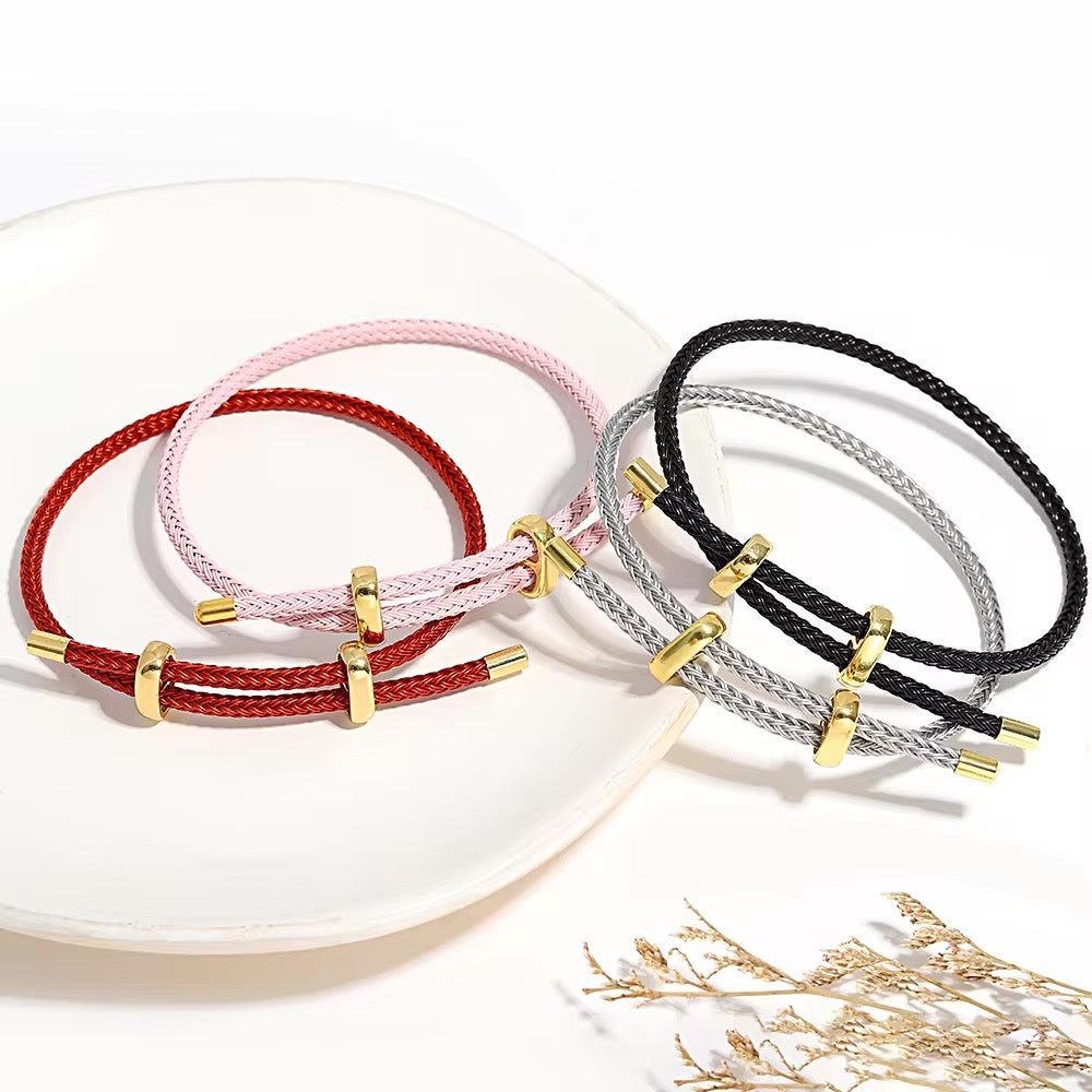 Brehn | Stilvolle verstellbare Seilarmbänder