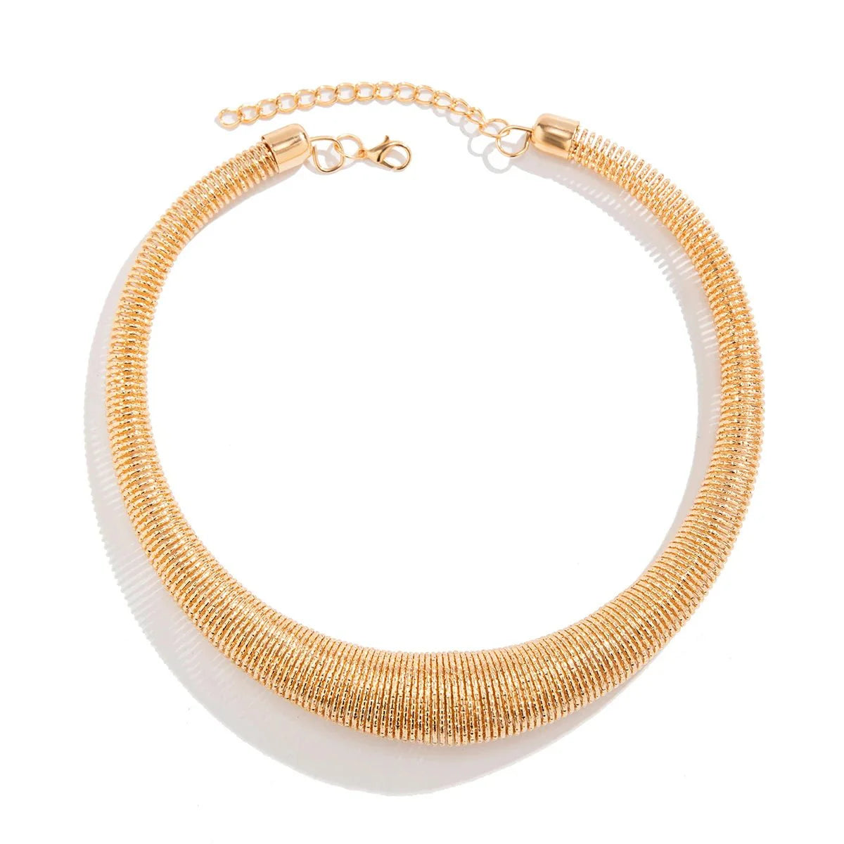 Brehn | Klassische Chunky Texturierte Choker-Halskette