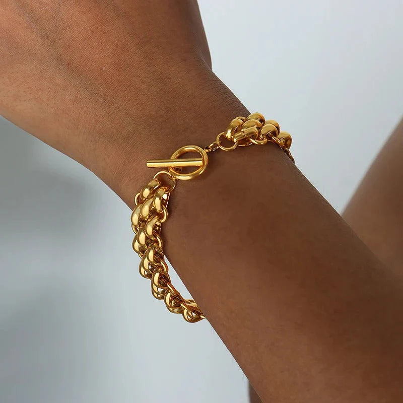 Brehn | Klassische Reisperlen-Halskette und Armband