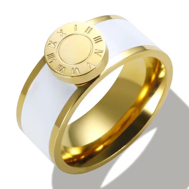 Brehn | Klassisches römisches Zahlenarmband und Ringe