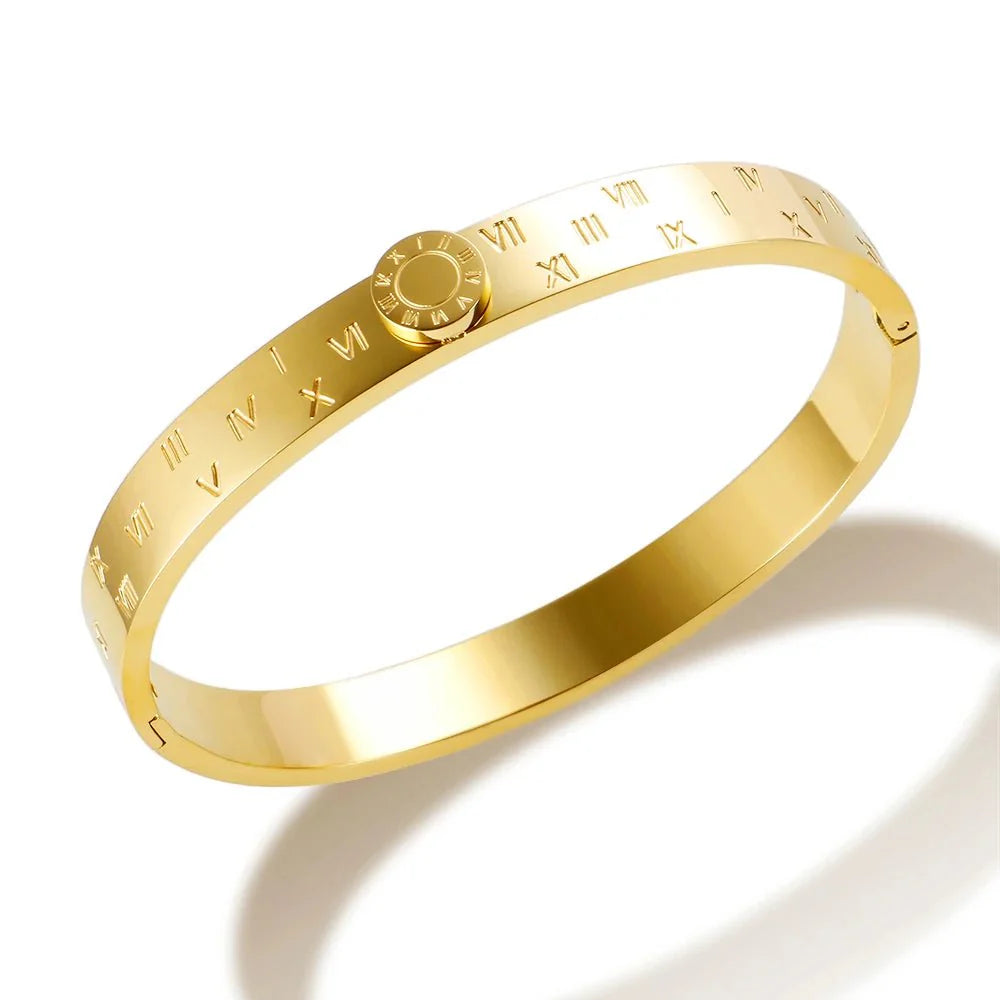 Brehn | Klassisches römisches Zahlenarmband und Ringe