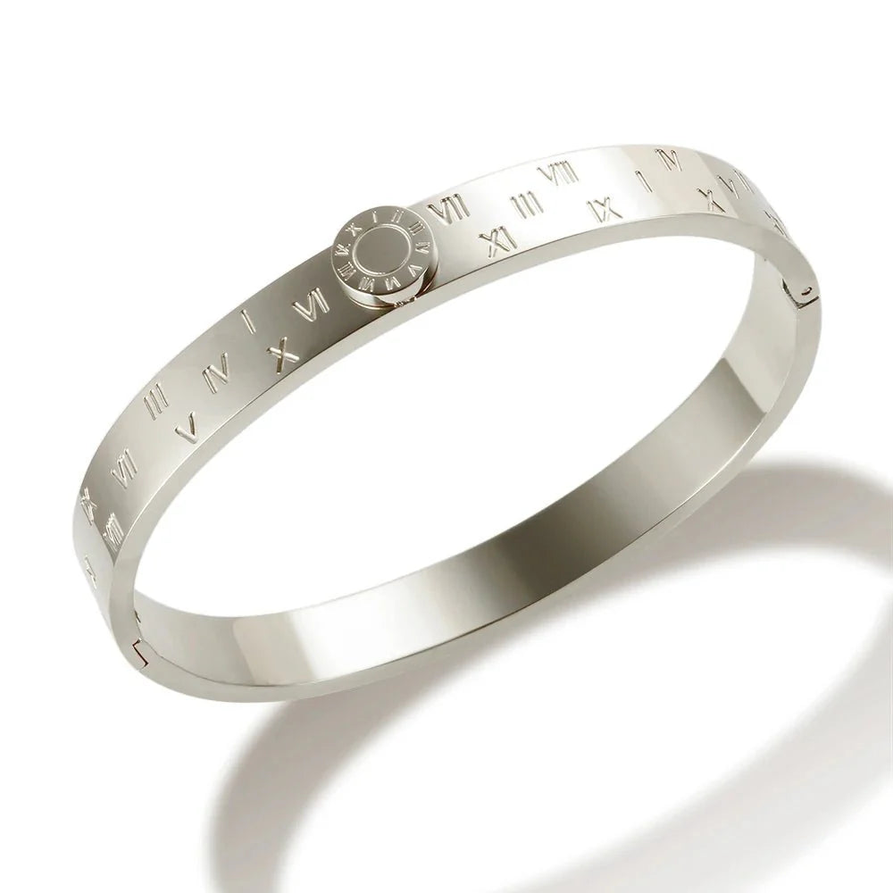 Brehn | Klassisches römisches Zahlenarmband und Ringe