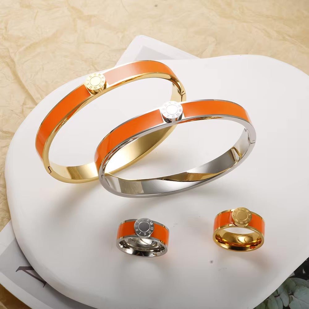 Brehn | Klassische römische Ziffern-Armband und Ringe