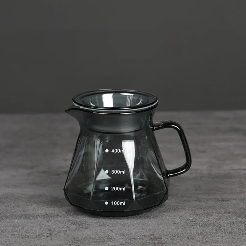 Klarer Glasbereich Kaffee Server für Pour Over Kaffee und Teekanne | Brehn