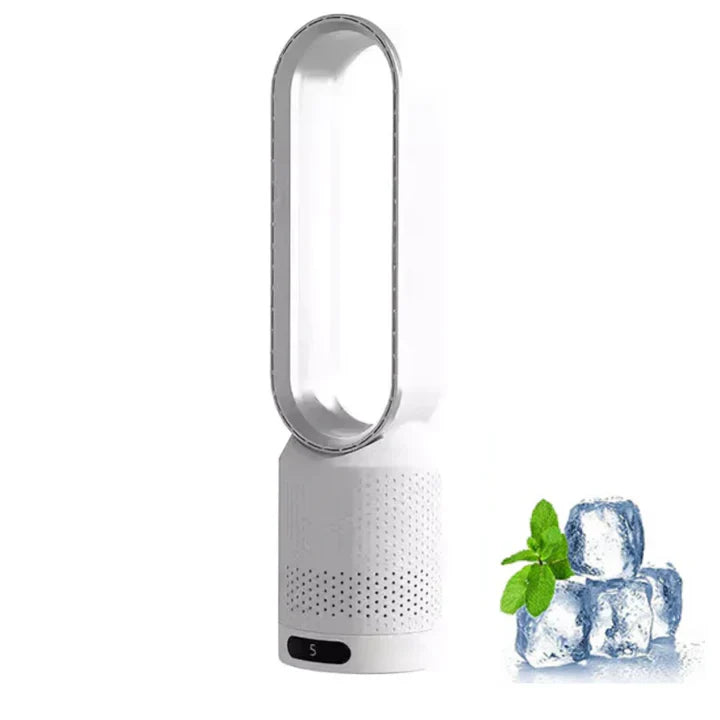 Tragbarer bladeless Ventilator mit Luftreinigung und Fernbedienung | Brehn