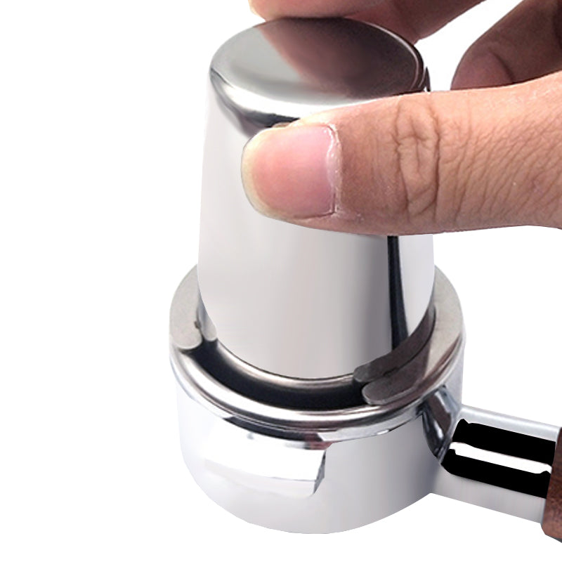 Kaffeemaßbecher Edelstahl Pulverteil passend für Espresso-Tamper | Brehn