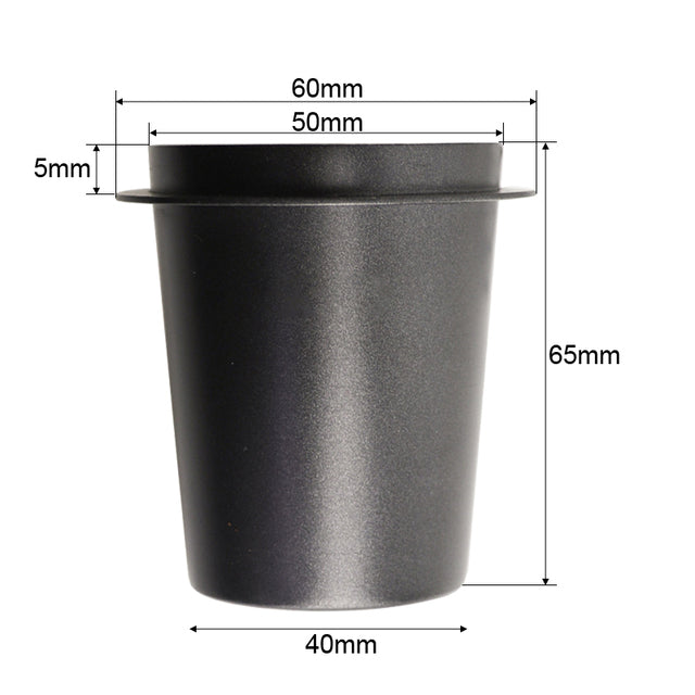 Kaffeemaßbecher Edelstahl Pulverteil passend für Espresso-Tamper | Brehn